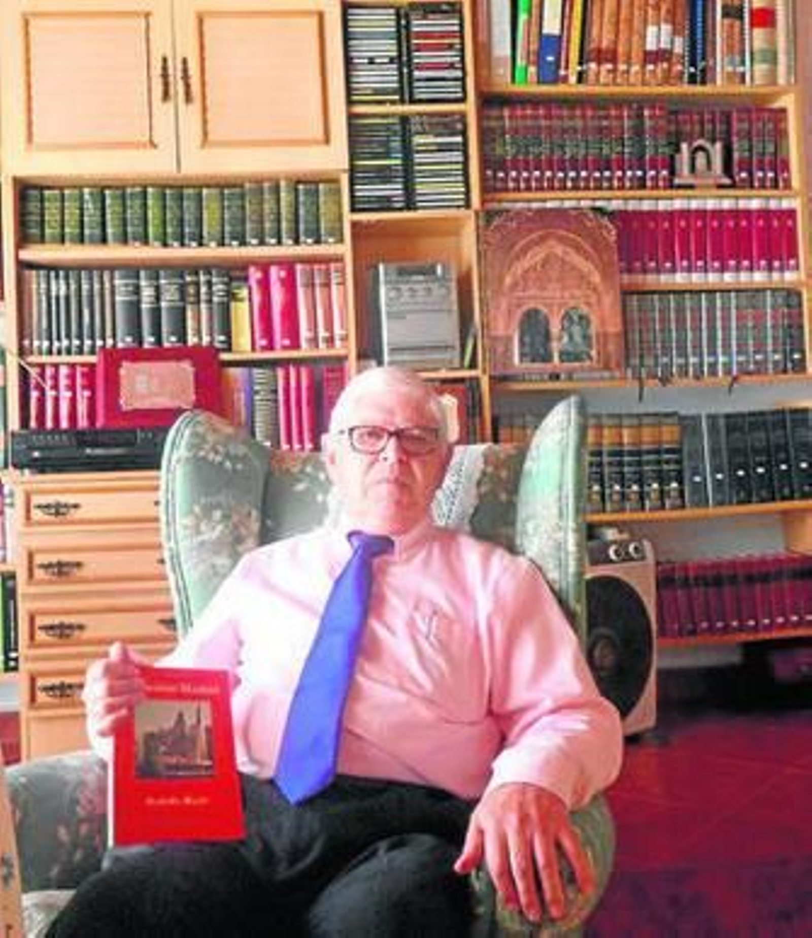 Rodolfo Recio, en su casa de Fuenteheridos.