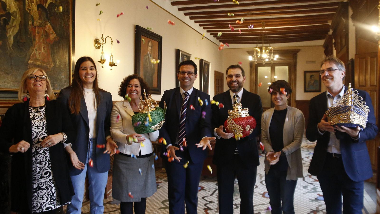 Presentación de los Reyes Magos la pasada semana.