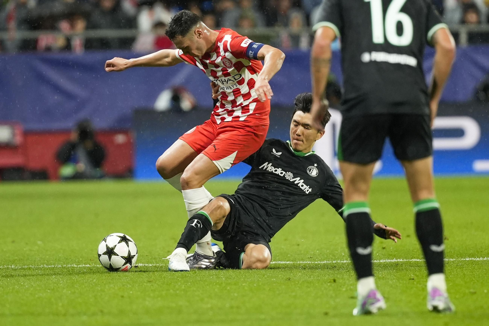 El Girona-Feyenoord de la Champions League, en fotos