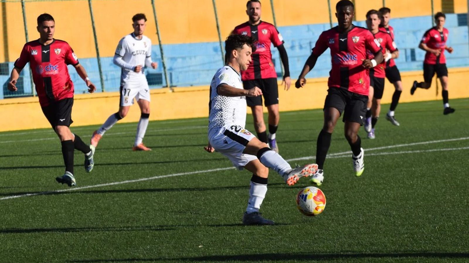 Un momento del Ceuta B-Pozoblanco