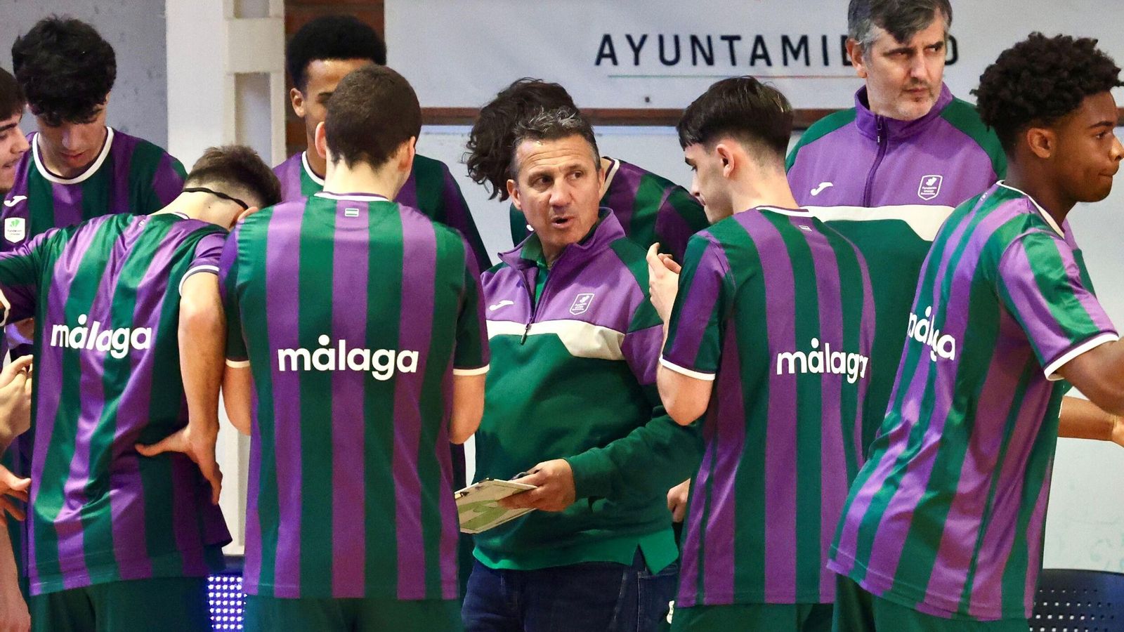 Tiempo muerto del Unicaja.