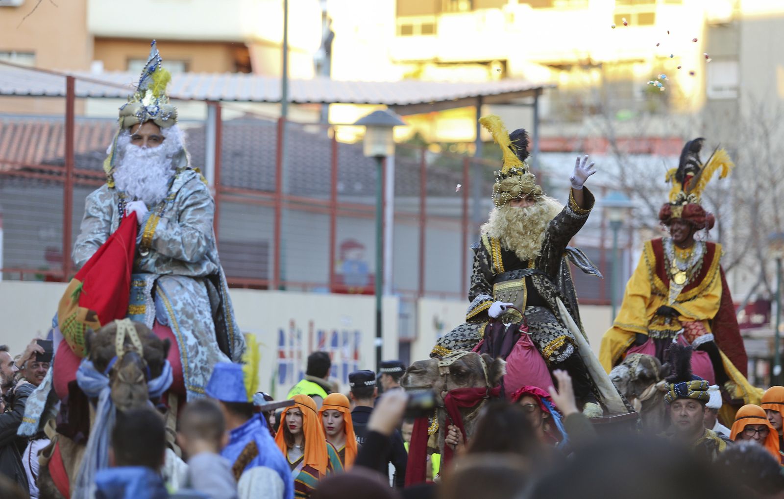 Cabalgata de Reyes en Cruz de Humilladero el año pasado.