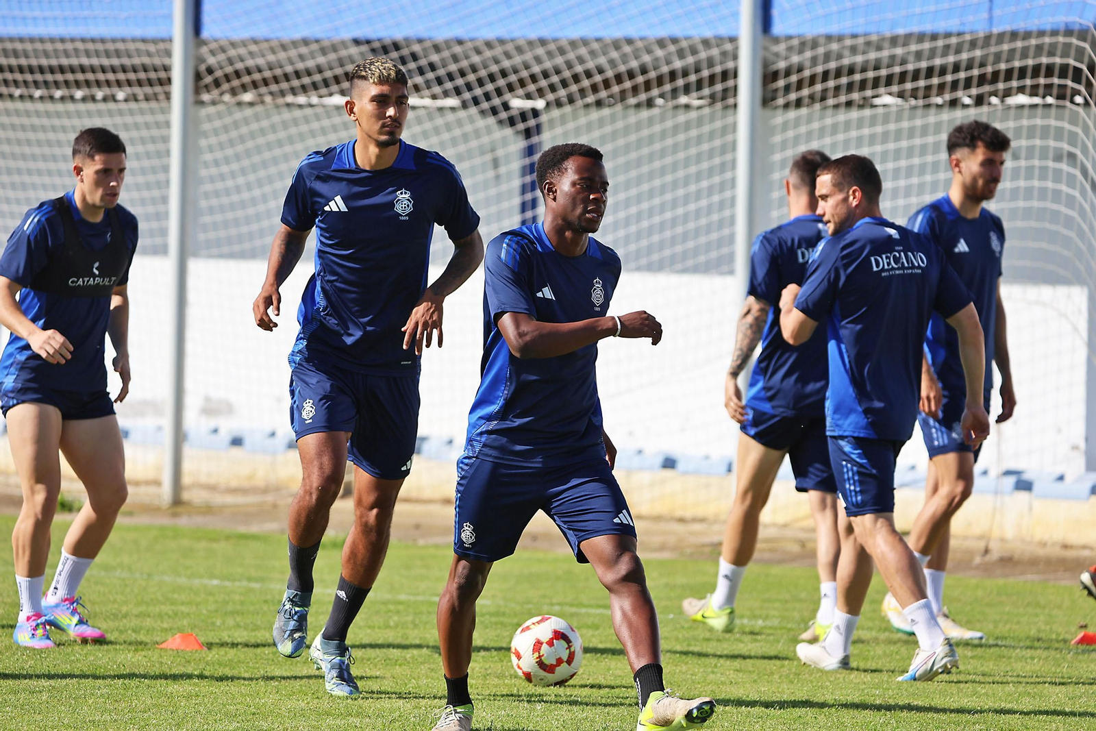 Imágenes del entrenamiento del Recreativo de Huelva