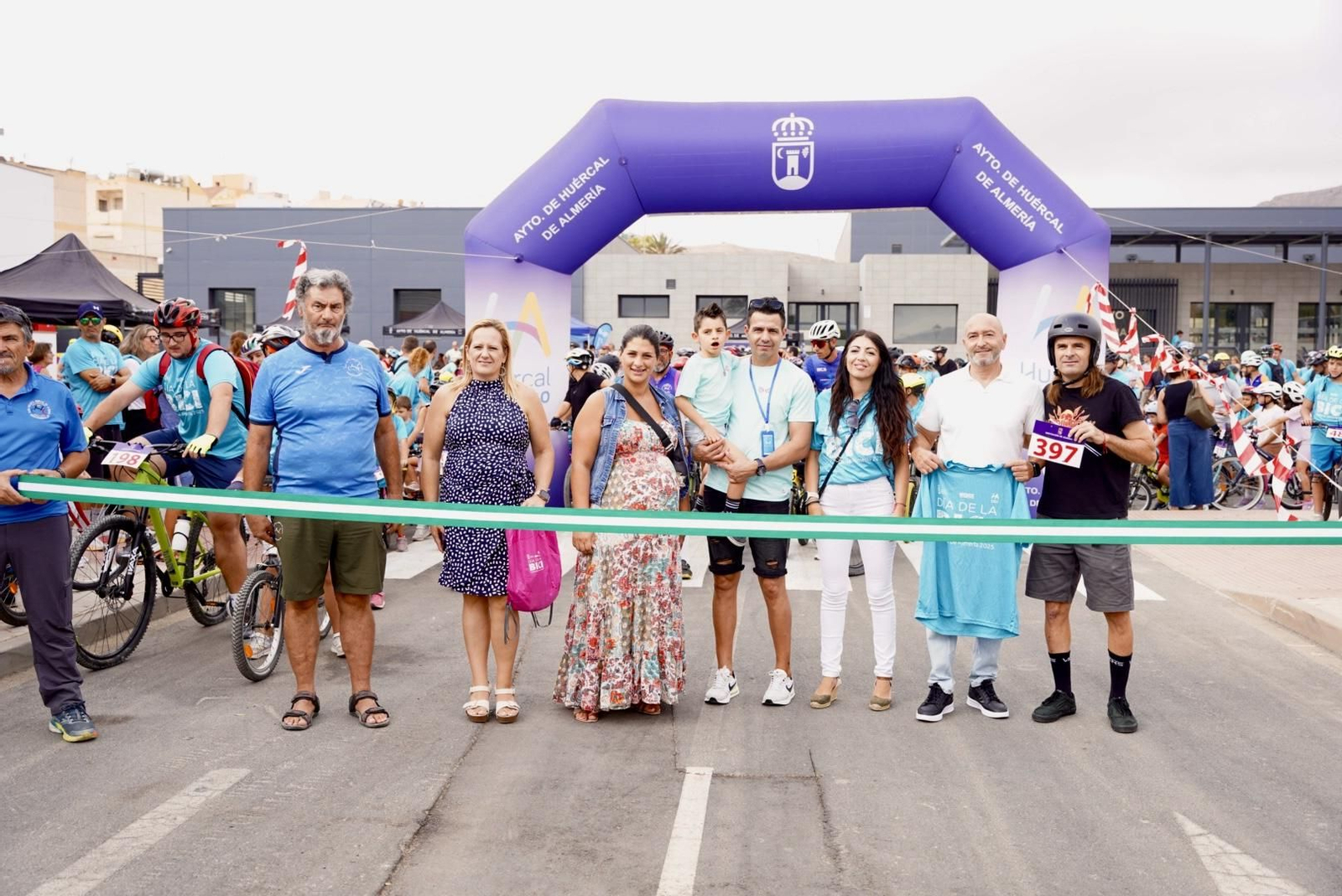 Así se ha vivido el multitudinario Día de la Bici en Huércal de Almería