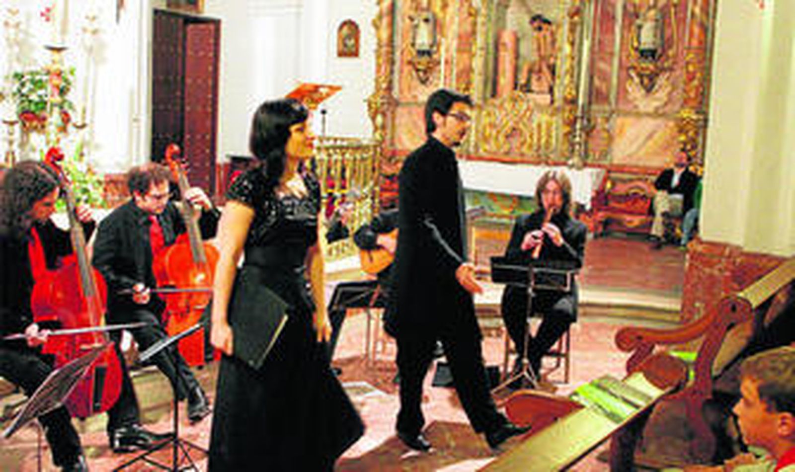 La Accademia del Piacere, en un concierto  en la Catedral de Huelva.