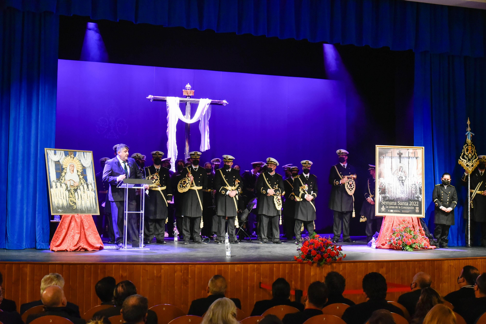 Las fotos de la presentación del cartel de la Semana Santa 2022 de La Línea