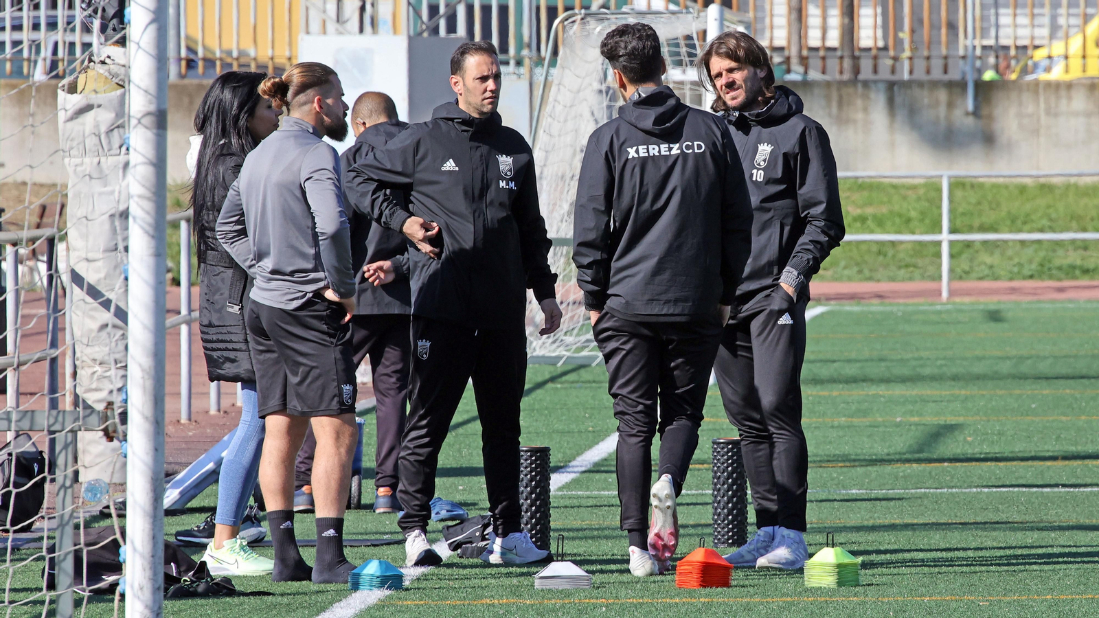 Entrenamiento de Juan Pedro 'El Pirata' con el Xerez CD