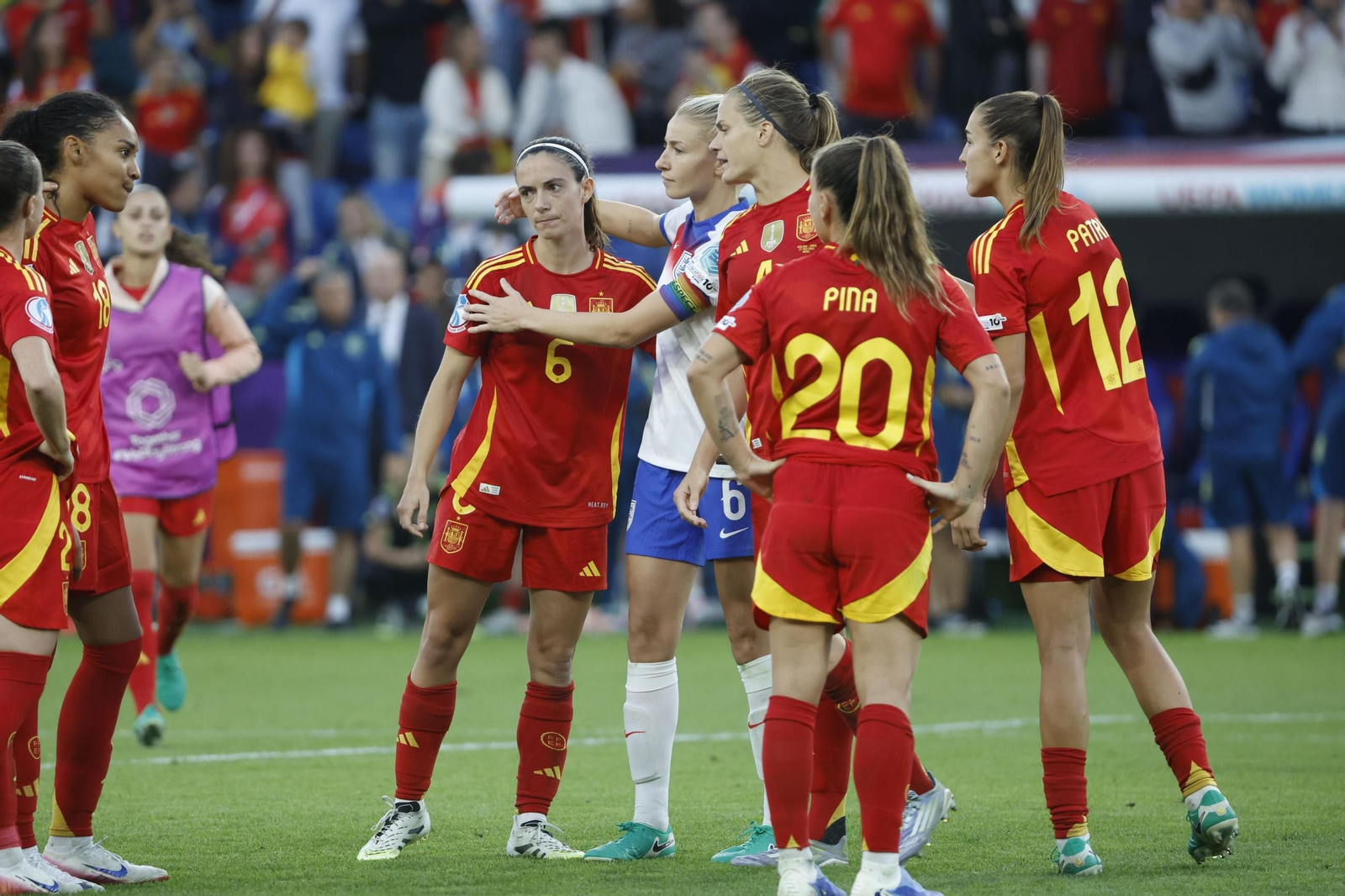 Las mejores imágenes de la final España - Inglaterra de la Eurocopa femenina