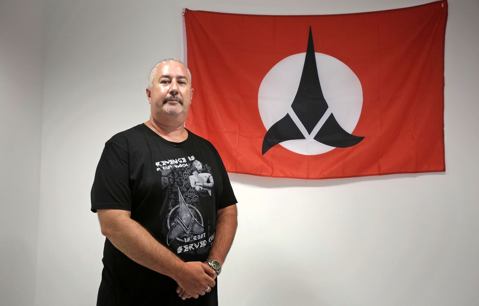 Raúl Lloret, presidente del Club de Fans de Star Trek en Cádiz.