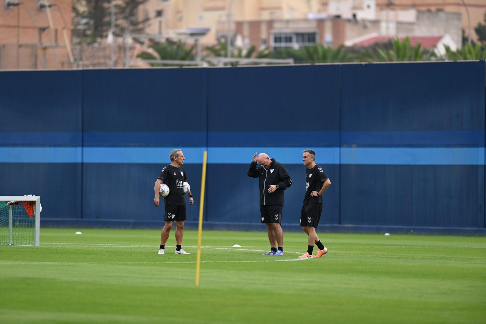 El Málaga CF mastica la derrota entrenando