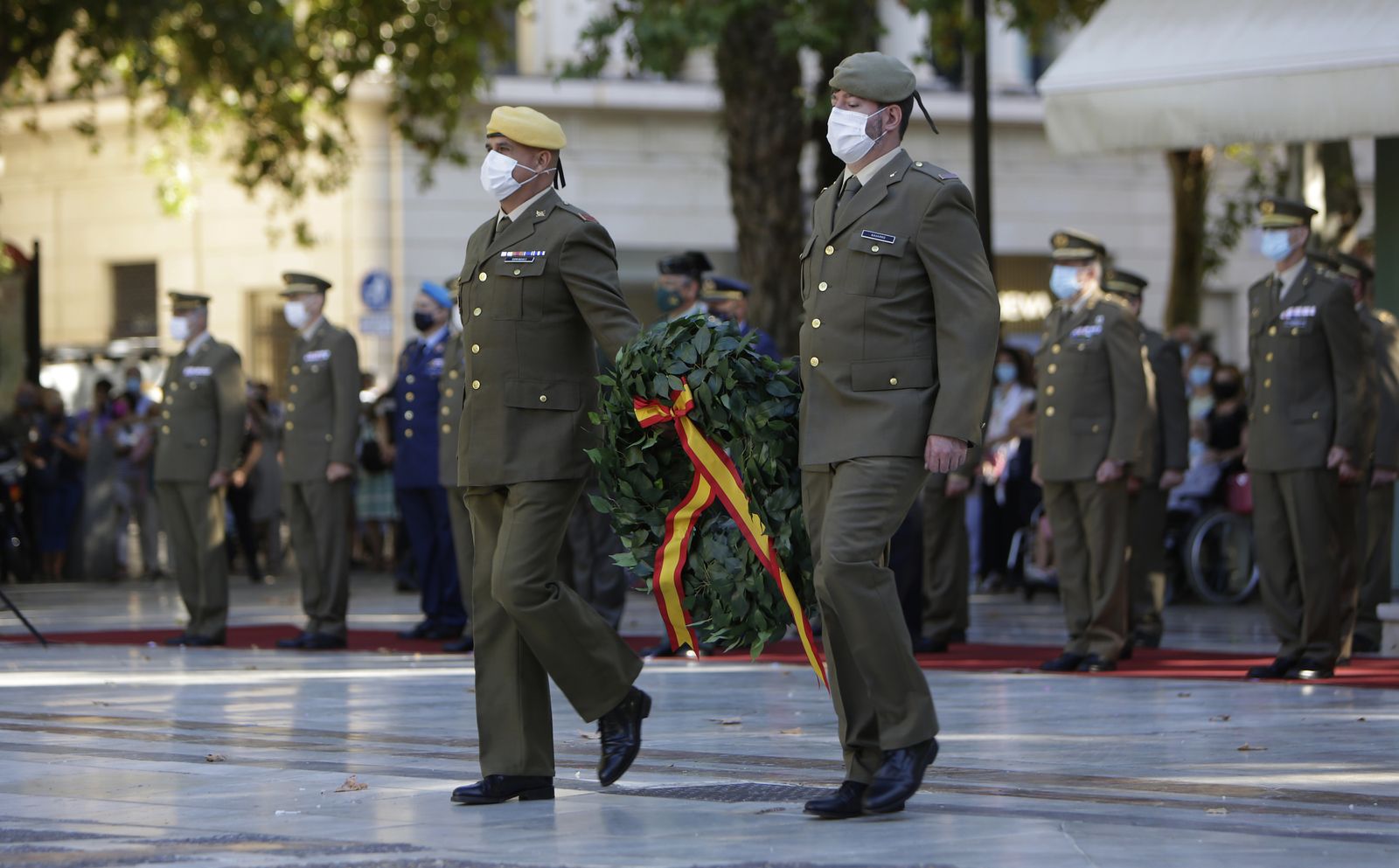 Acto militar por el Día de la Hispanidad