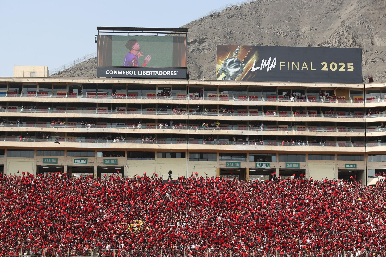 Las fotos de la final de la Copa Libertadores con triunfo de Flamengo sobre Palmeiras