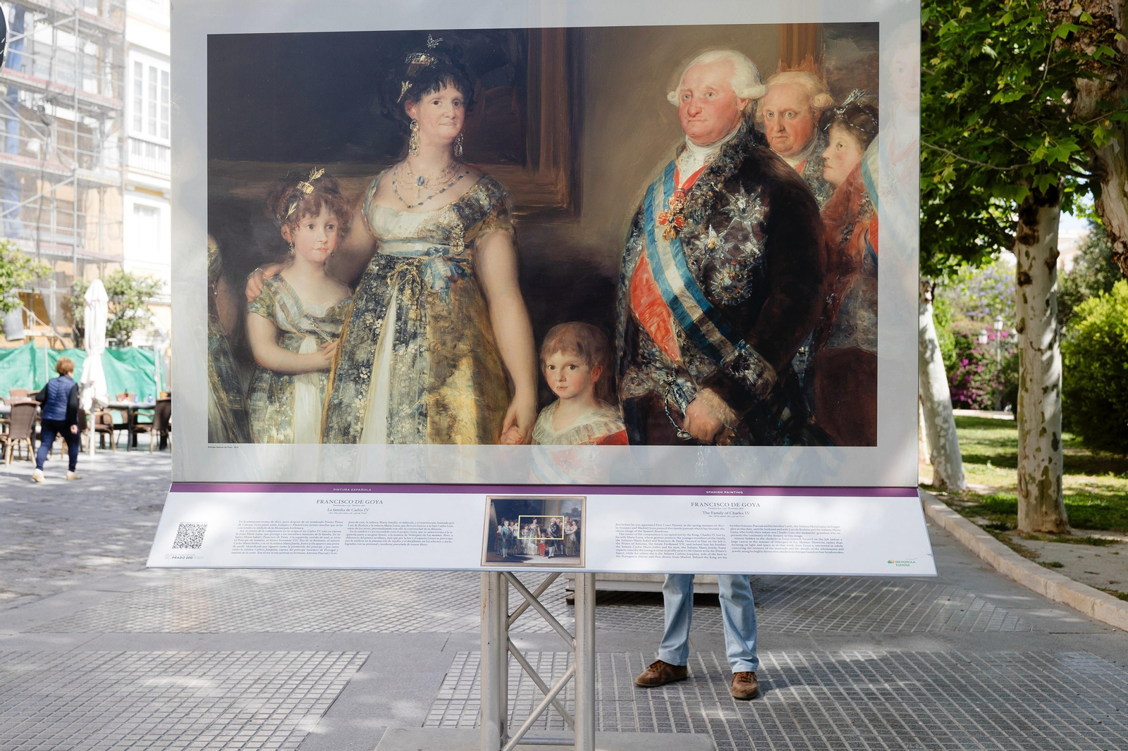 La inauguración de la exposición 'El Prado en las calles' en Cádiz