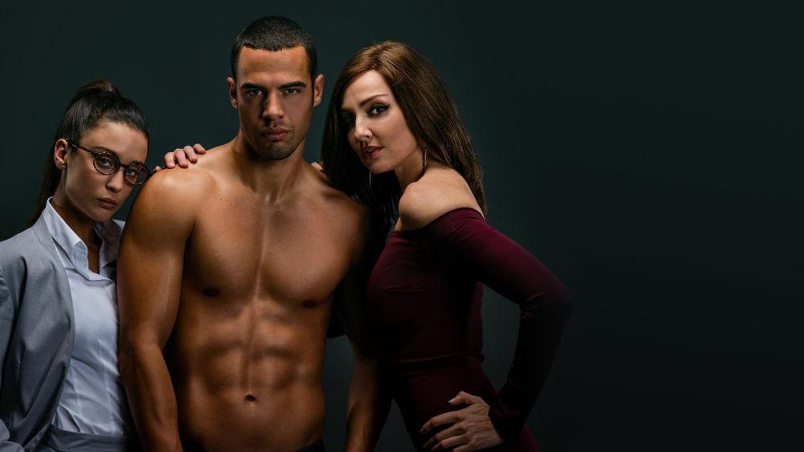 María Pedraza, Jesús Mosquera y Cristina Castaño