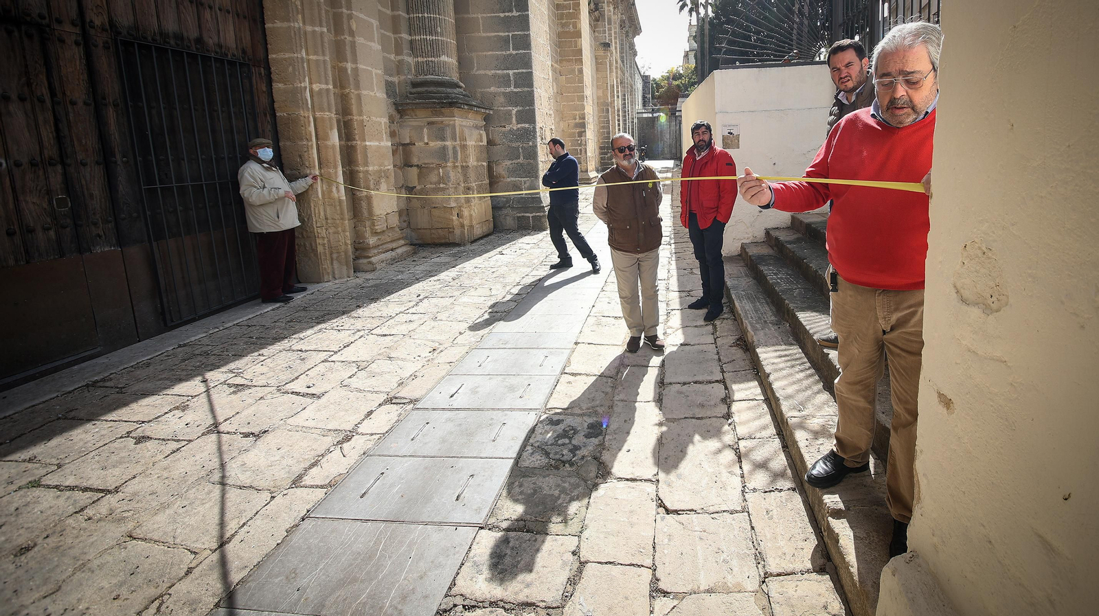 La Mortaja prueba su paso por el entorno de la Catedral