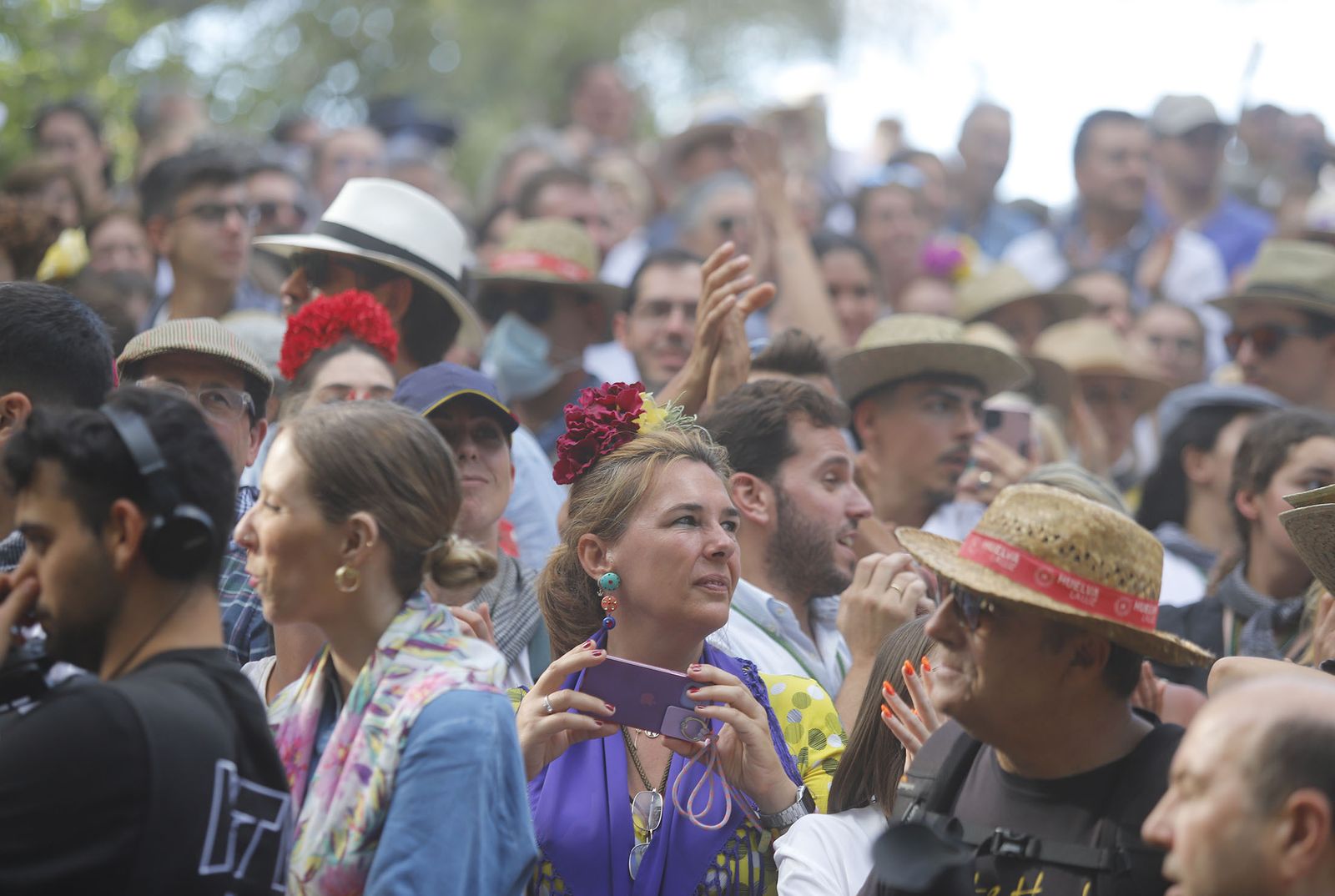 Imágenes de la Hermandad de Huelva a su paso por El Charco