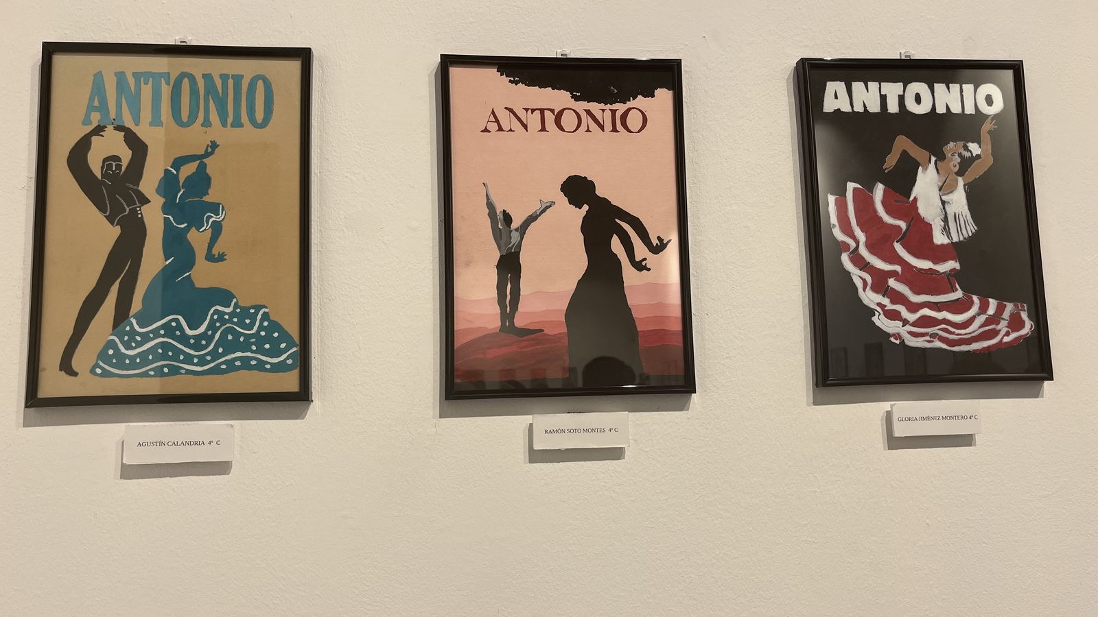 Algunos de los trabajos expuestos.