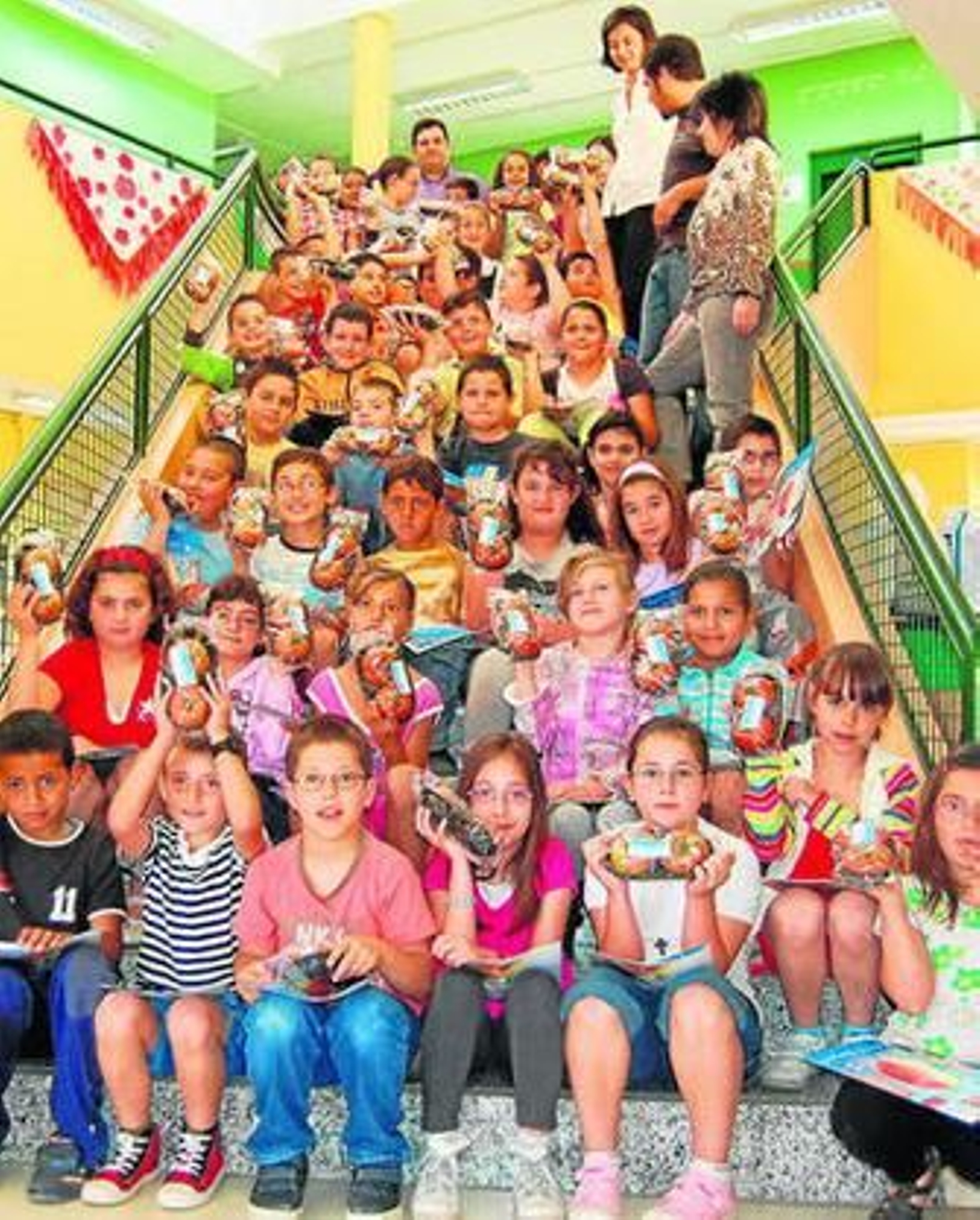 Los apadrinados son alumnos del CEIP Concordia de Campohermoso.