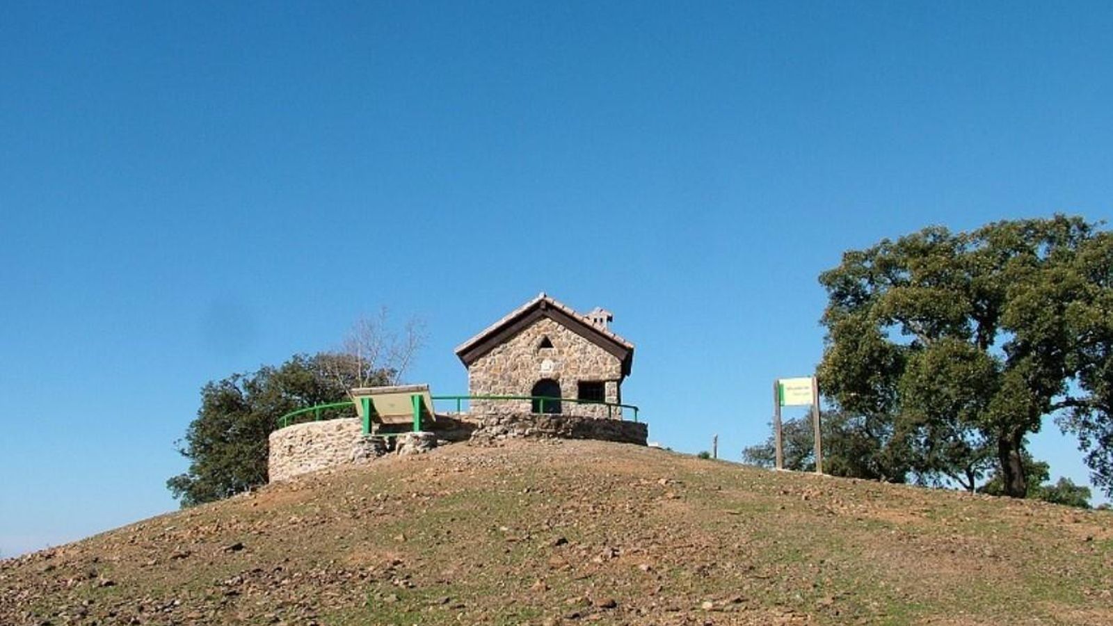 El mirador de Pocopán ofrece una amplia vista.