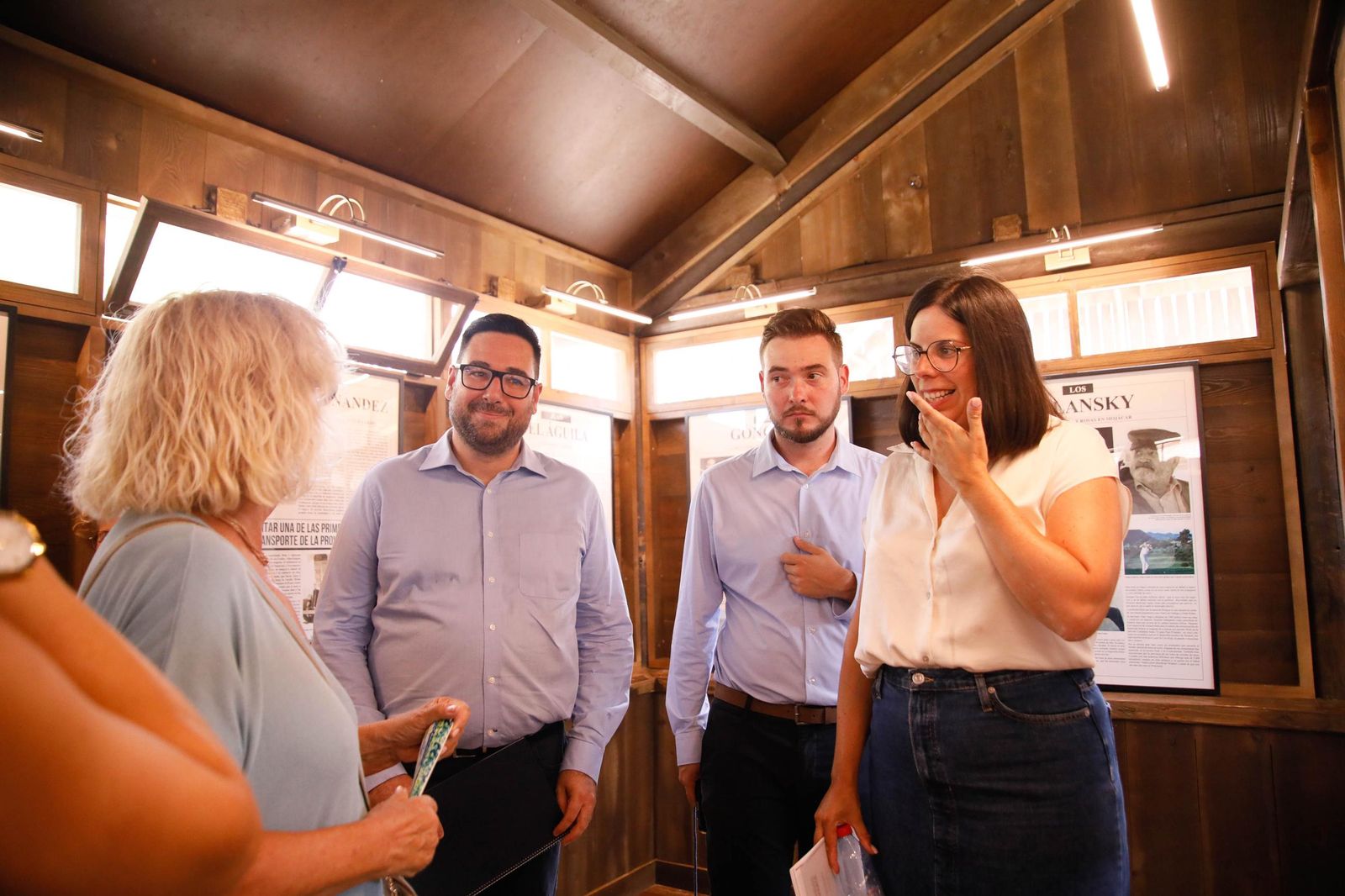 Imágenes del museo a los grandes empresarios y familias históricas de Almería