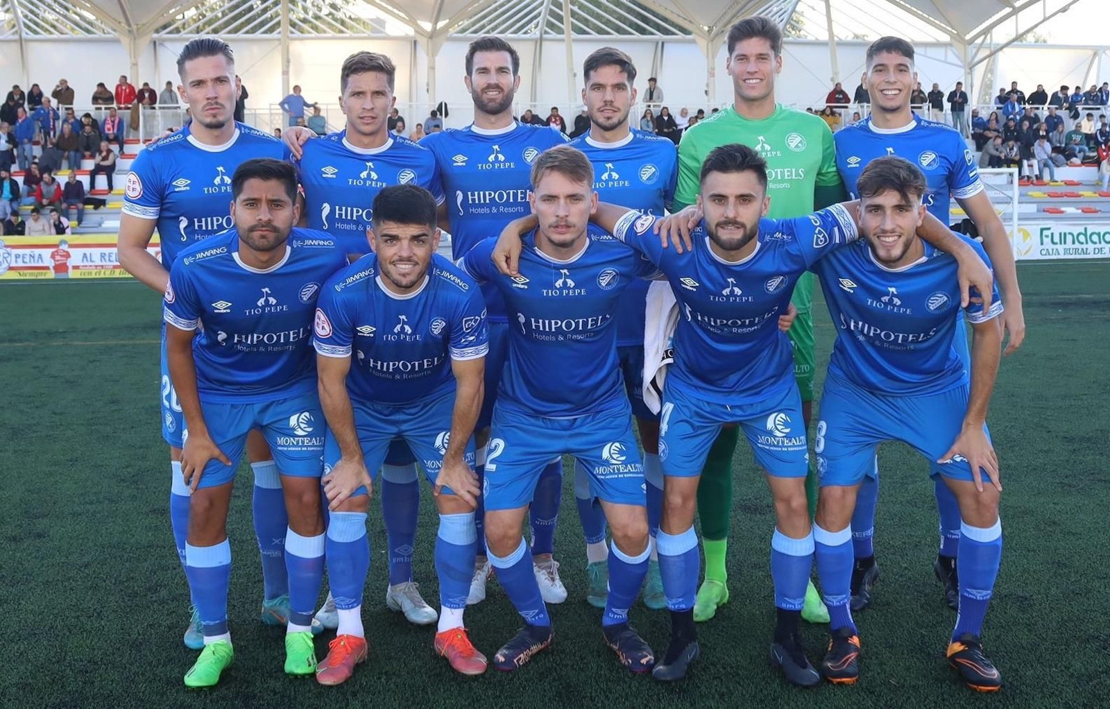 Formación que presentó el Xerez DFC en el San Juan Bosco de Utrera.