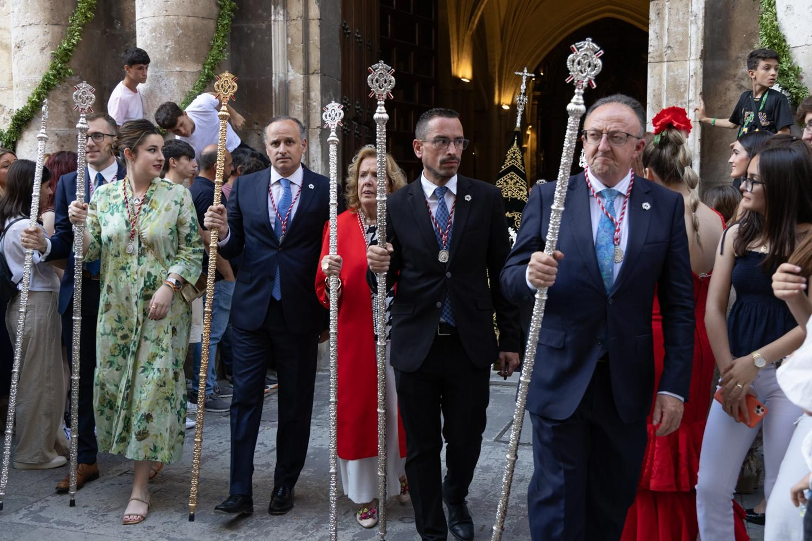 Así ha procesionado la Virgen de la Capilla por Jaén en su día grande.