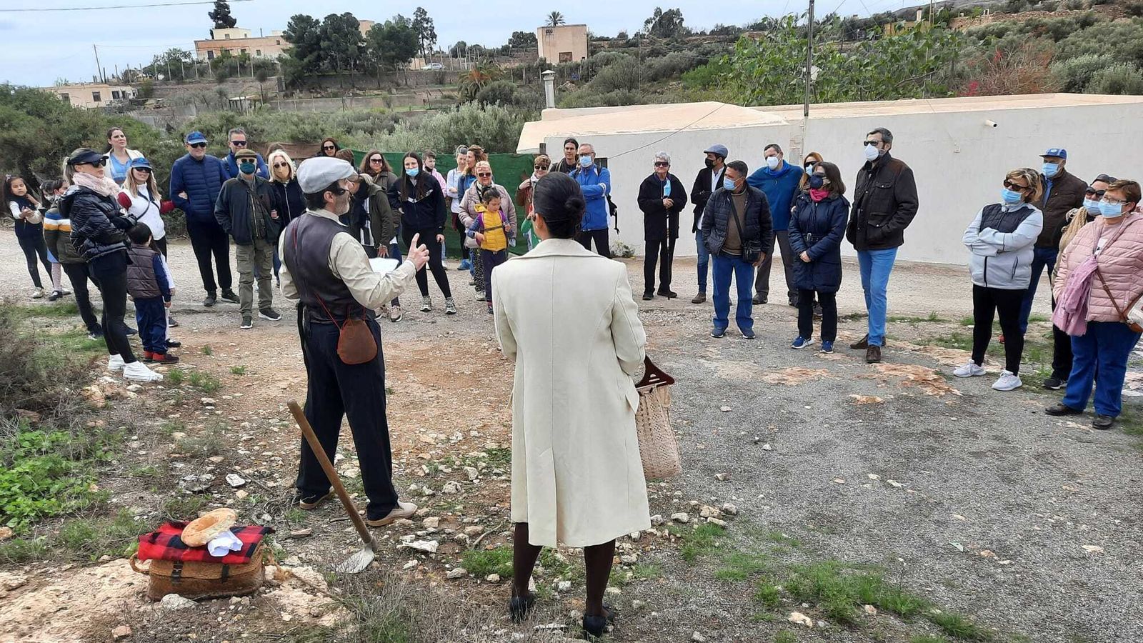 Recreación realizada de la mano del Ayuntamiento huercalense y Viajar en el Tiempo