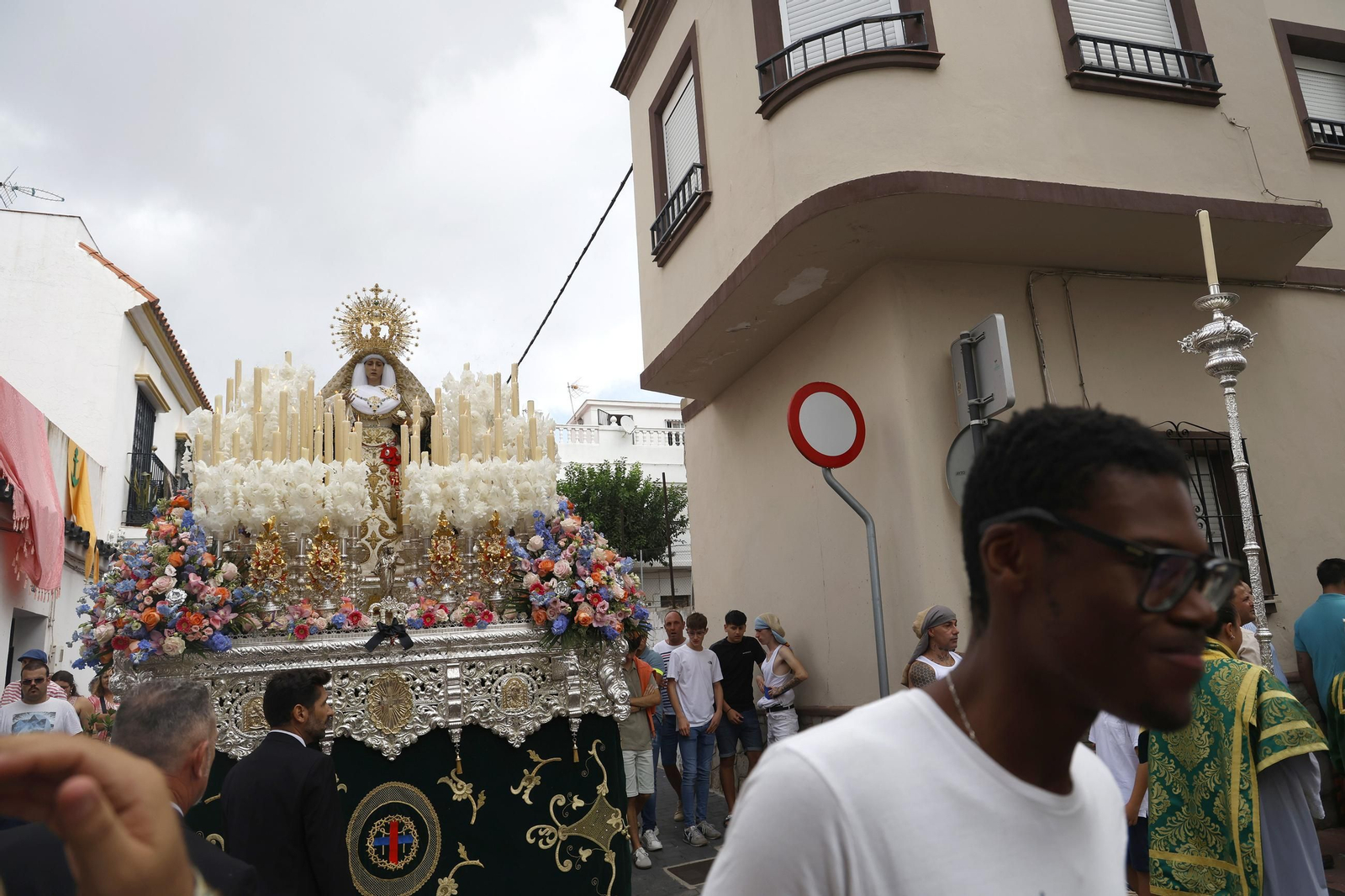Las fotos de la peregrinación extraordinaria de la Esperanza de Algeciras a la iglesia de la Palma