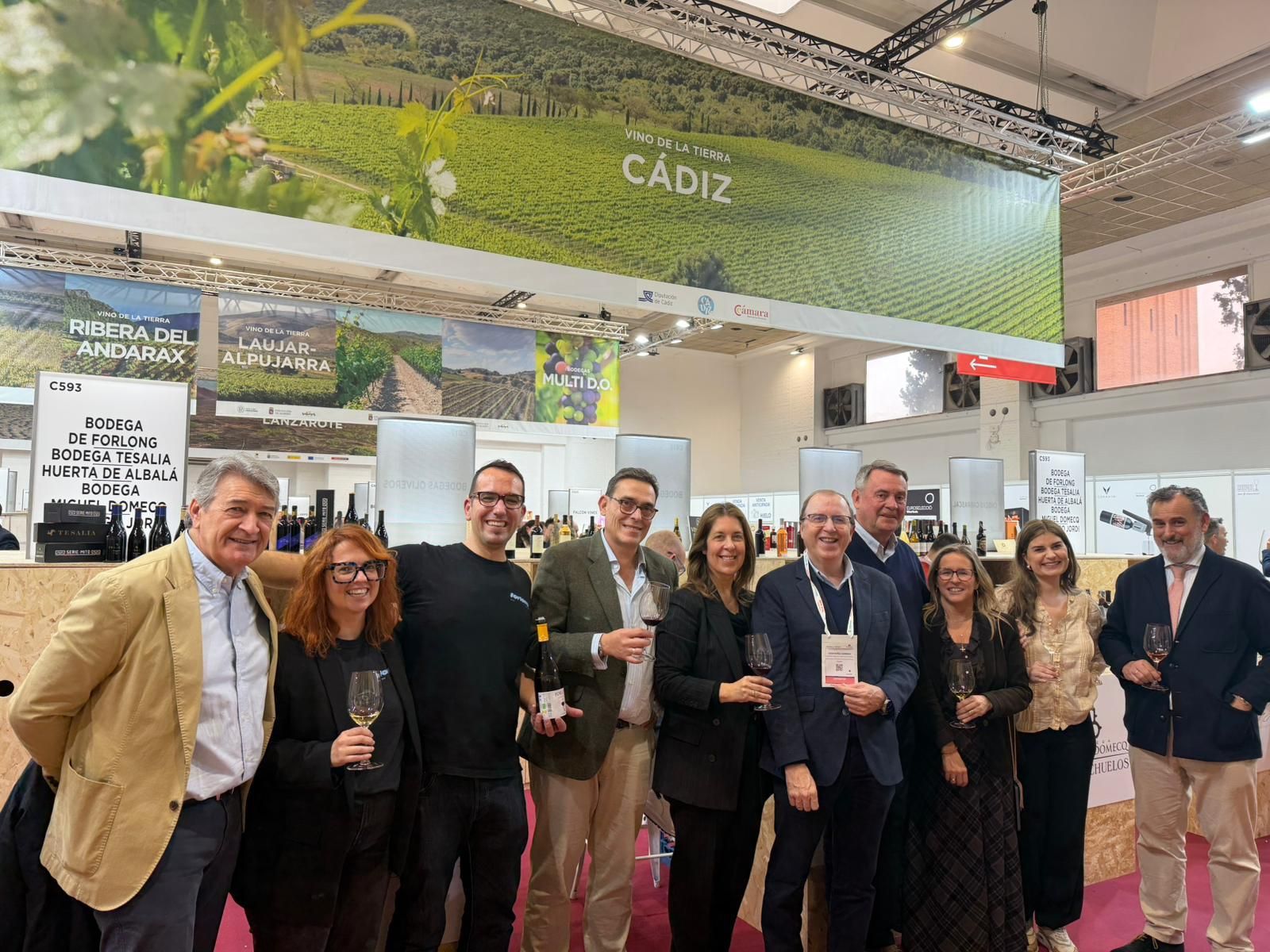 Delegación gaditana para promocionar los vinos de la tierra en la Barcelona Wine Week