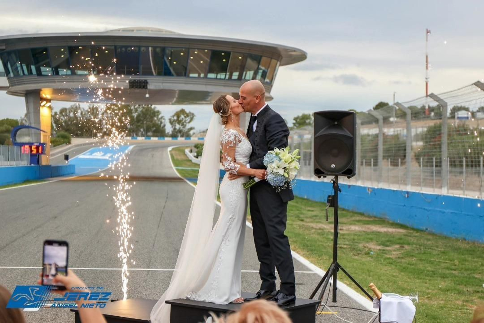 Boda motera en el Circuito de Jerez Boda motera en el Circuito de Jerez