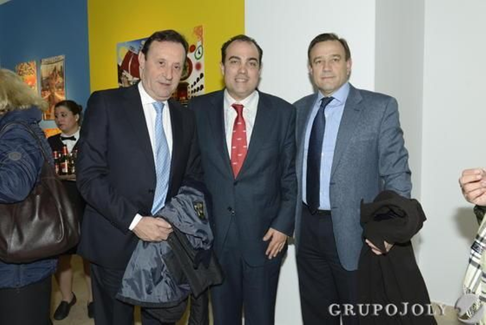 El comisario de la Policía Autonómica, Juan Expósito; el director de Diario de Cádiz, David Fernández, y el jefe de la Comandancia de la Guardia Civil en Cádiz, Alfonso Rodríguez. / Joaquín Hernández 'Kiki'