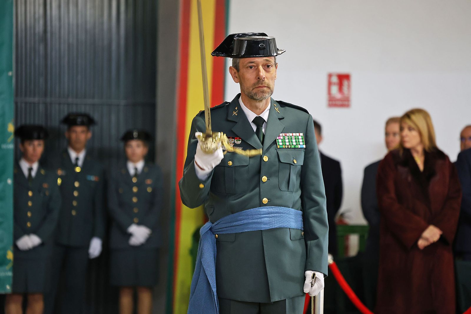 Imágenes de la jura del cargo de Julio Serrano Checa como Jefe de la Comandancia de la Guardia Civil de Huelva