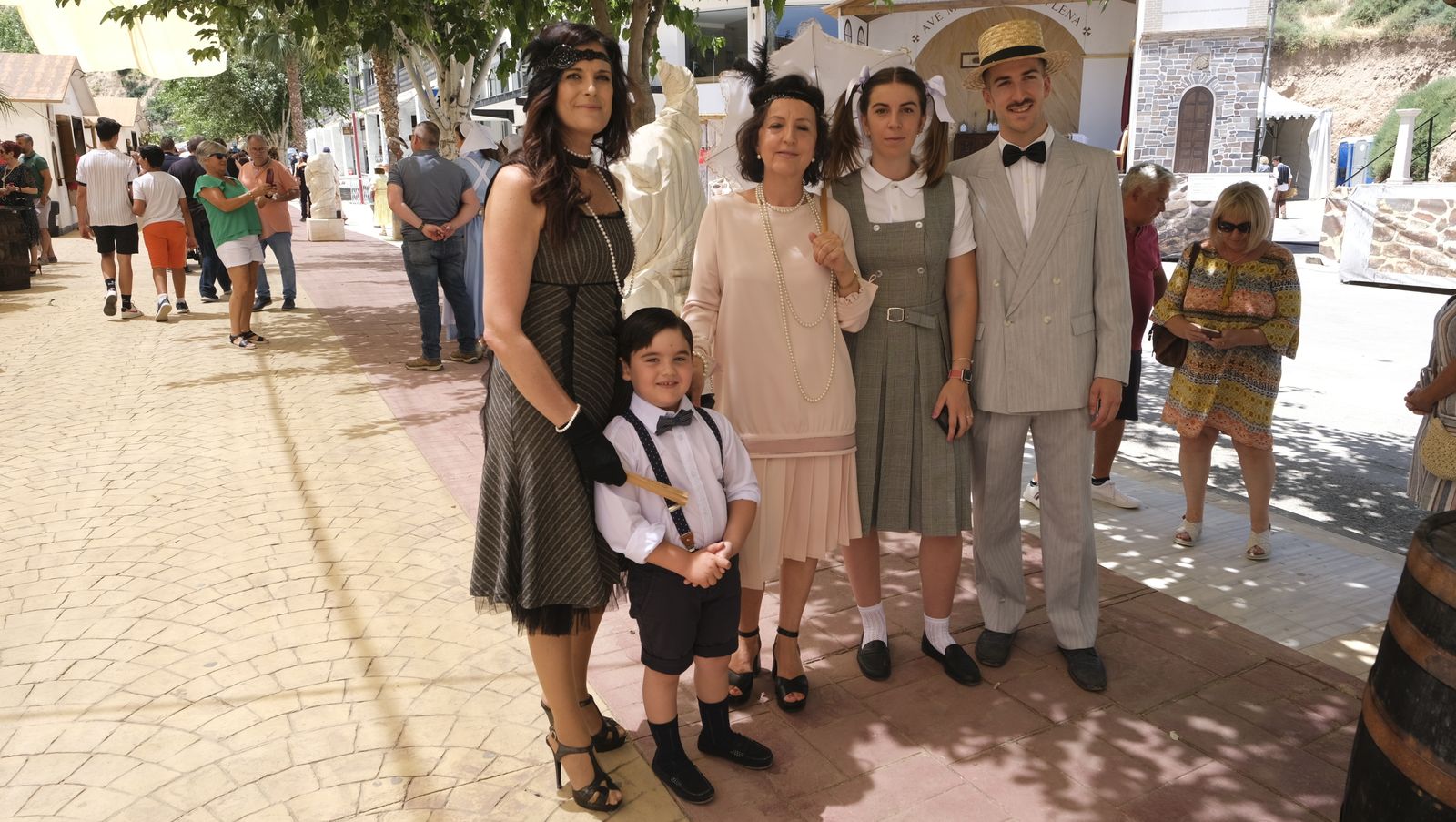 Imágenes de la recreación histórica Canteros y Caciques de Macael