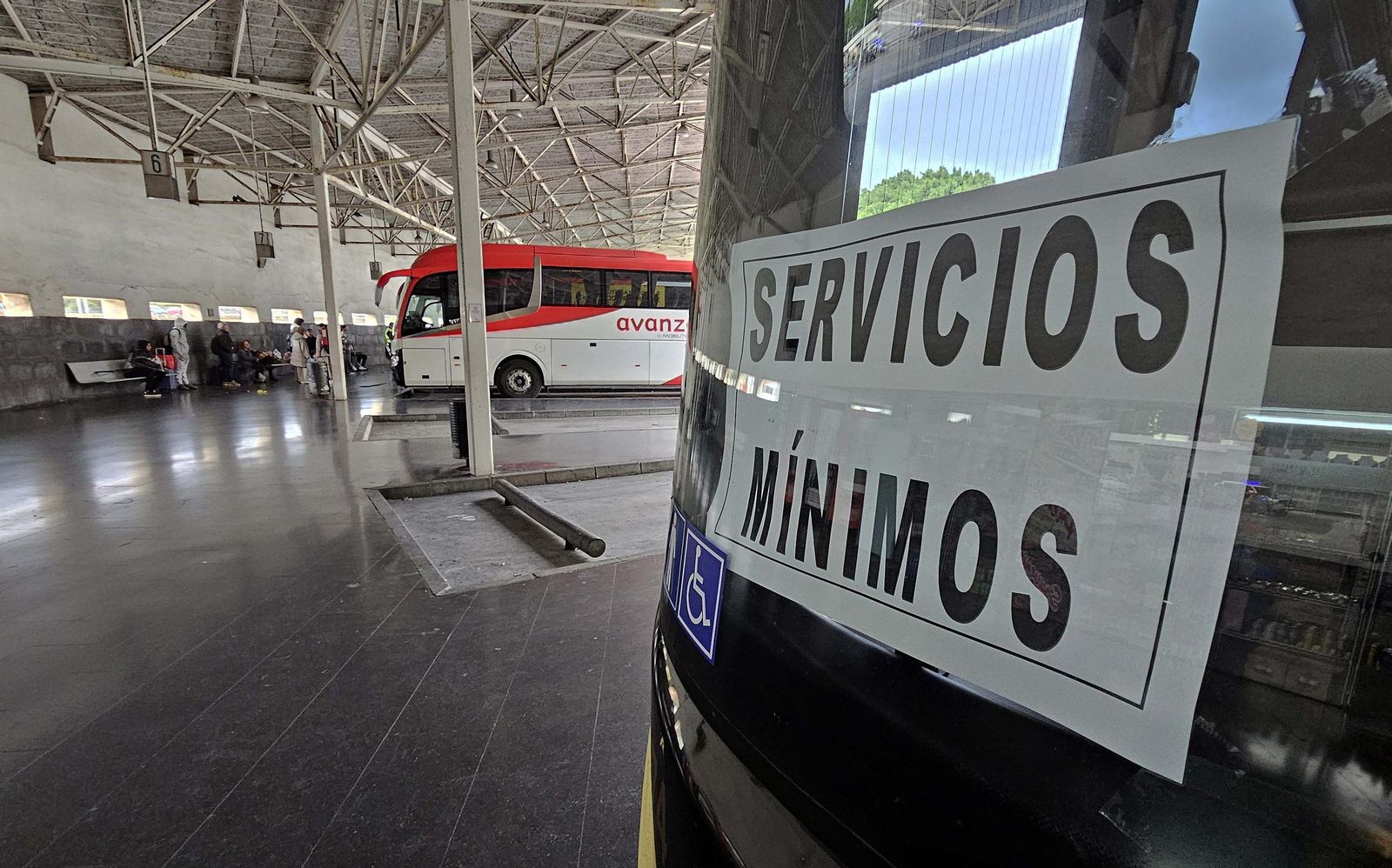 Fotos de la huelga de autobuses en Algeciras
