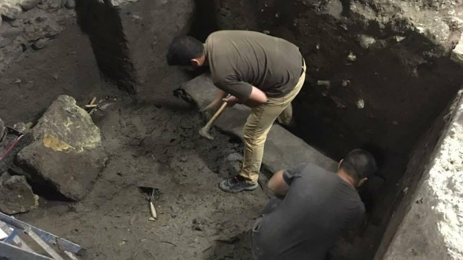 Hallazgo en la placeta de Villamena.