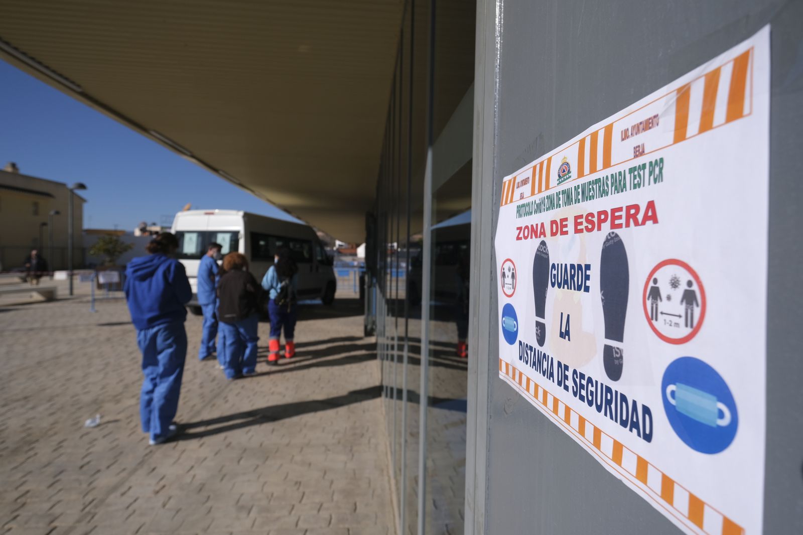 Fotogalería cribado test antígenos COVID-19 en Berja. Almería