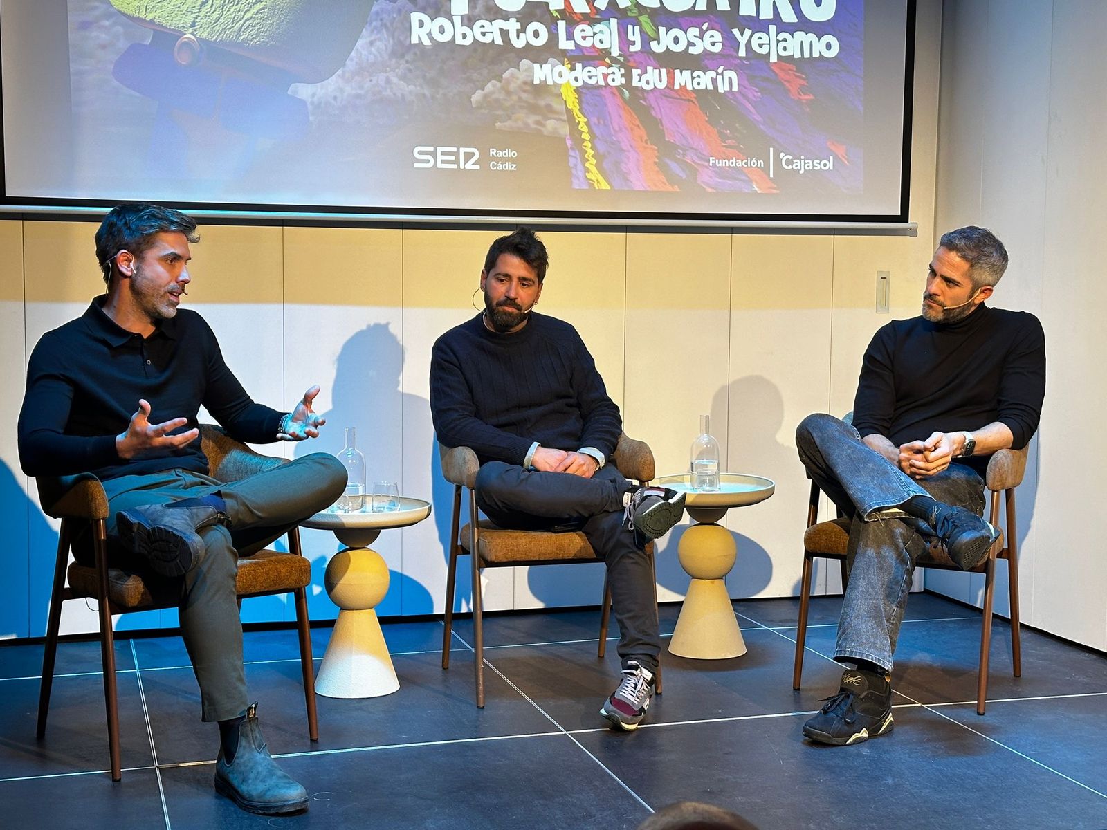 José Yélamo y Roberto Leal