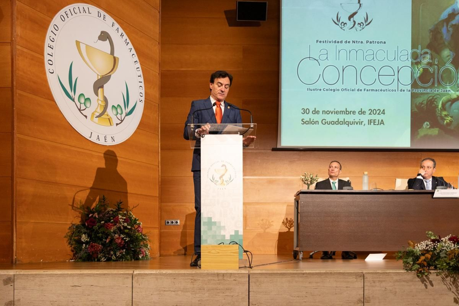 Acto institucional del Colegio de Farmacéuticos de Jaén con motivo de la festividad de su patrona