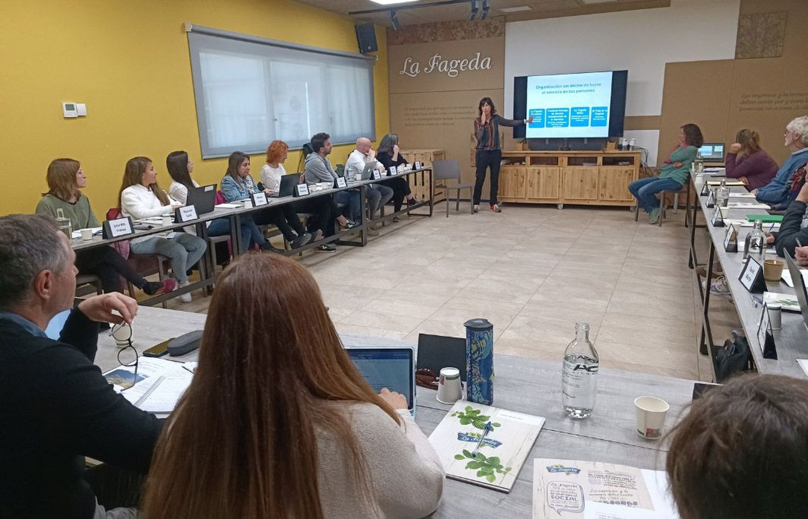 Sesiones de formación en La Fageda.