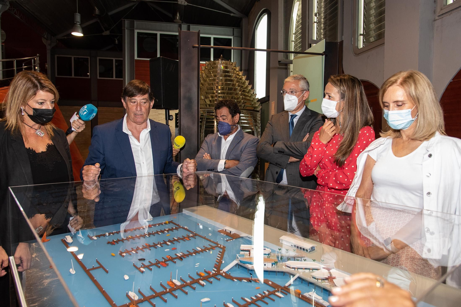 Imágenes de la presentación de la marina del Odiel del Puerto de Huelva