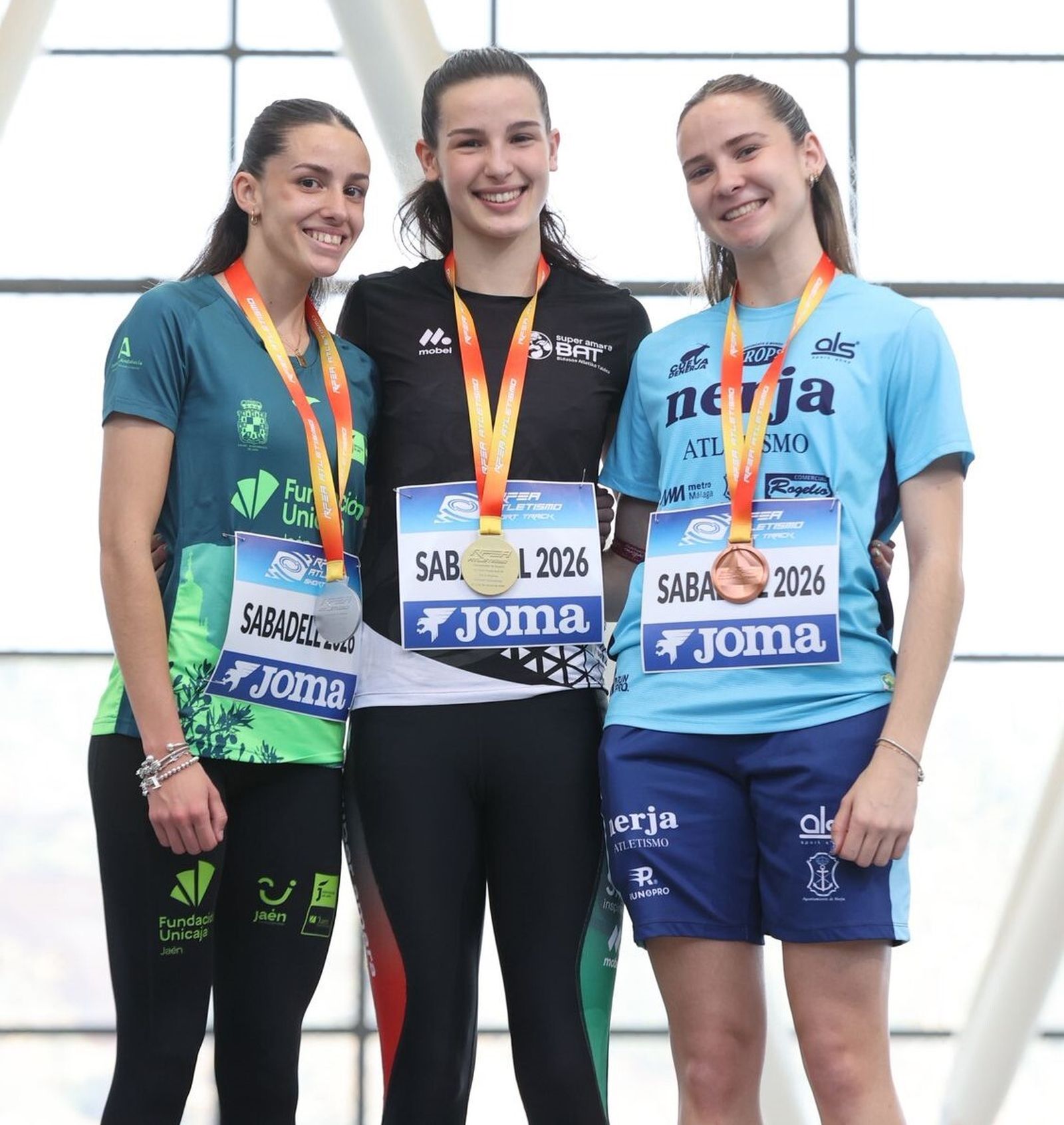 Cuatro medallas en el Campeonato de España sub 20 para el Nerja