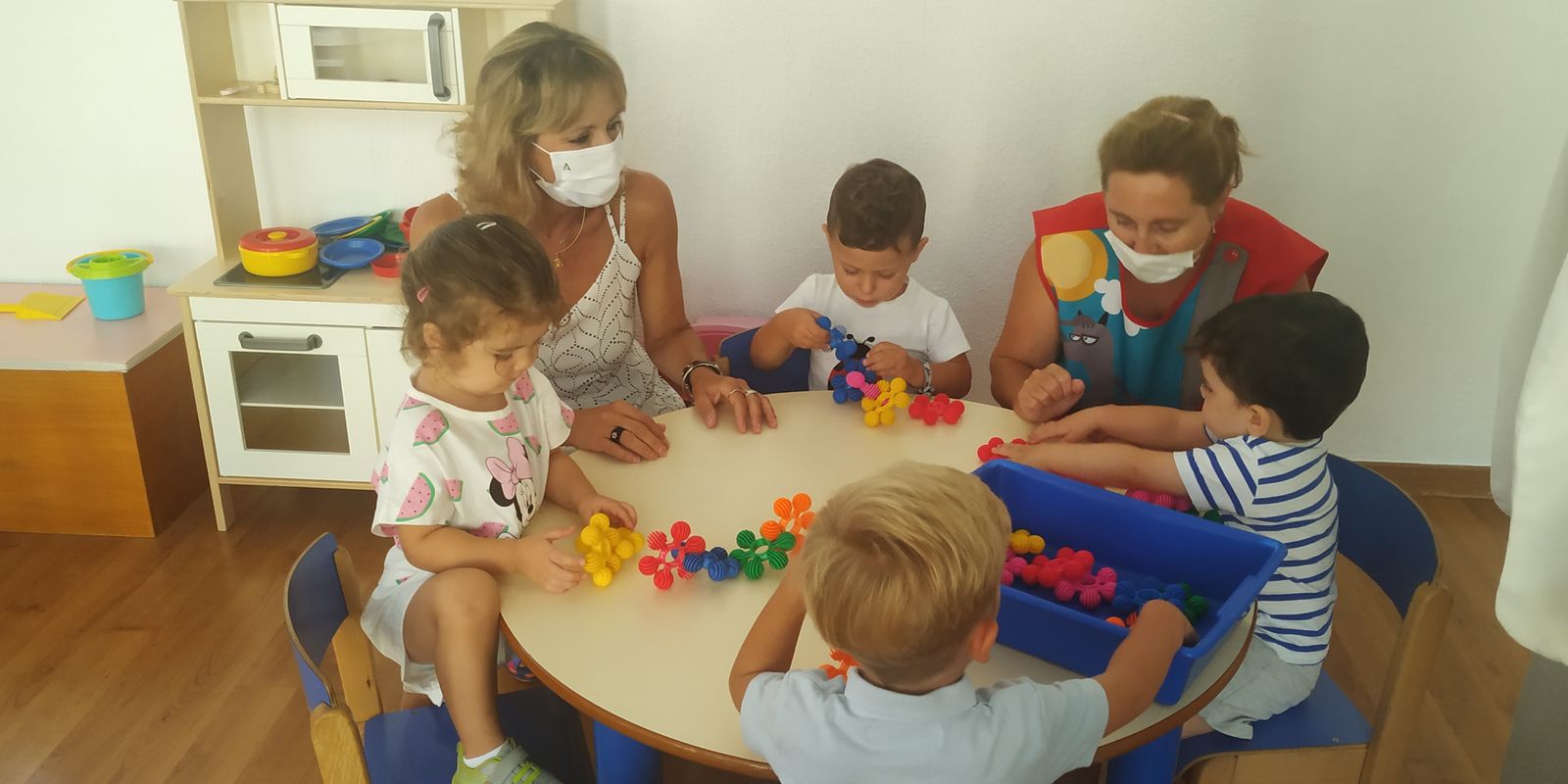 Inmaculada Troncoso, en la guardería Las Viñas de Montilla.