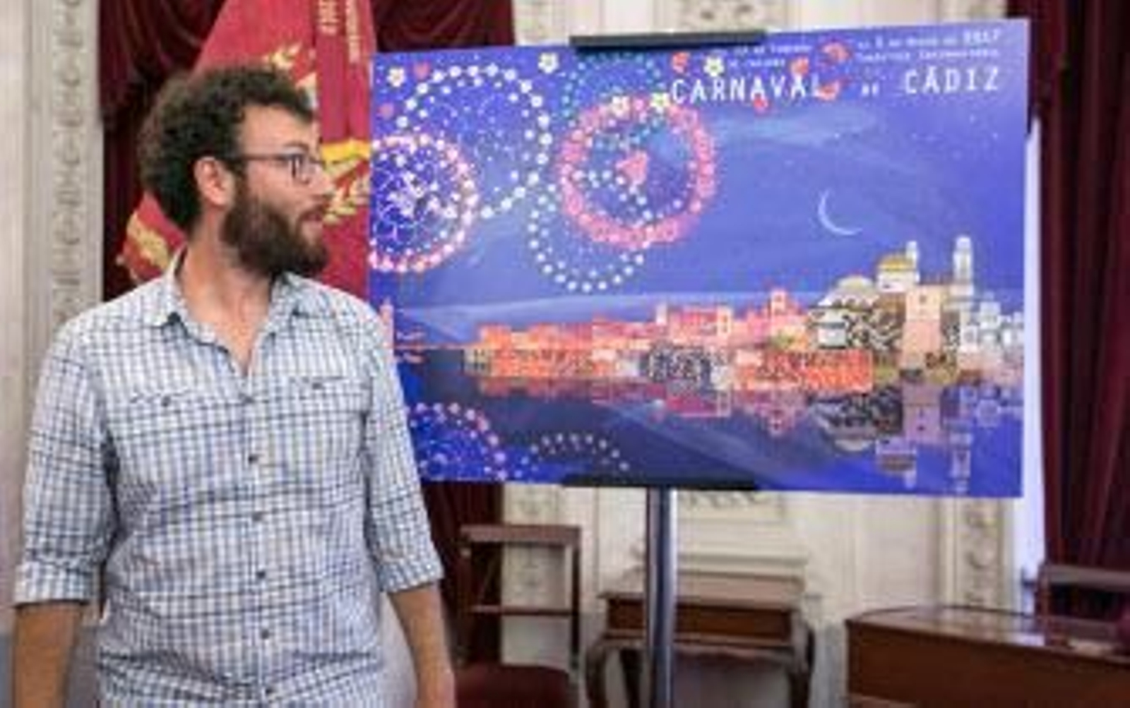 'La ciudad disfrazada' se convierte en el cartel del Carnaval de Cádiz 2017
