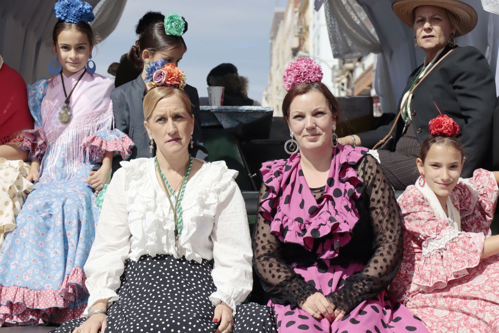 Imágenes de los carros de la Hermandad del Rocío de Huelva