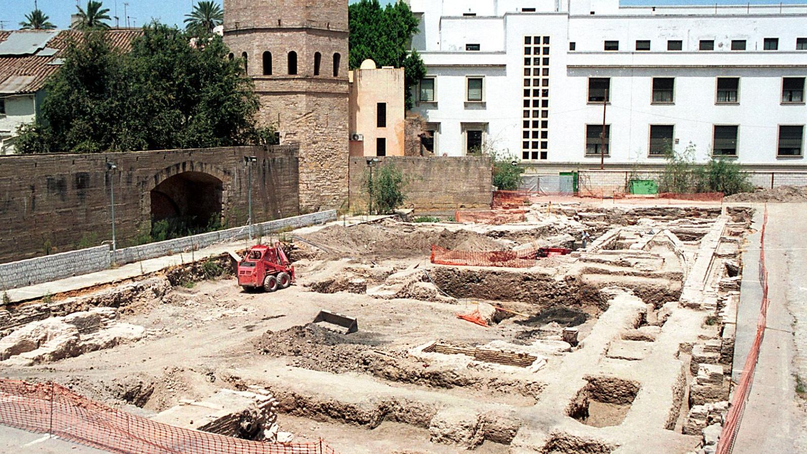 Restos encontrados durante las excavaciones arqueológicas.