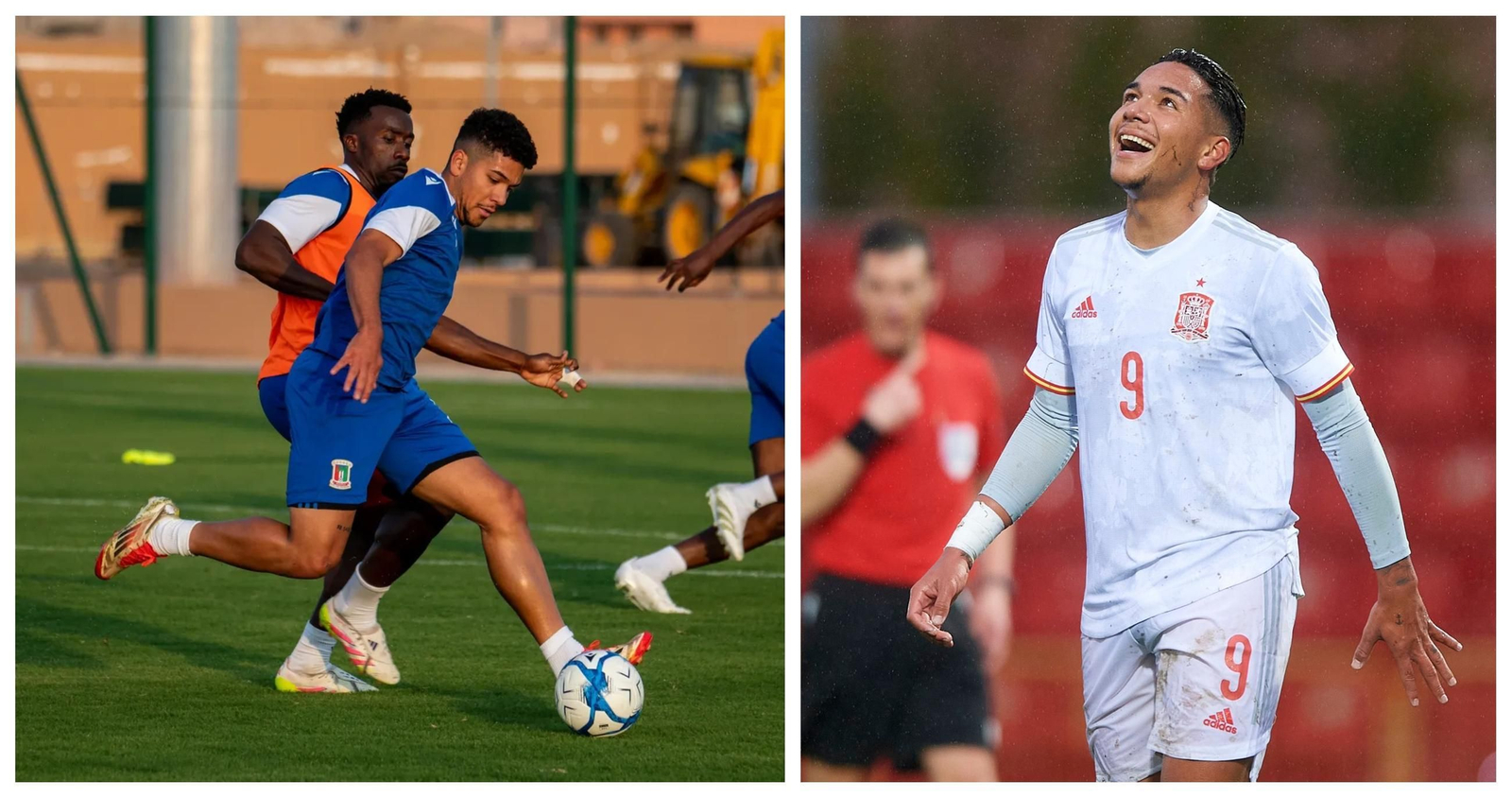 Loren con Guinea y con España