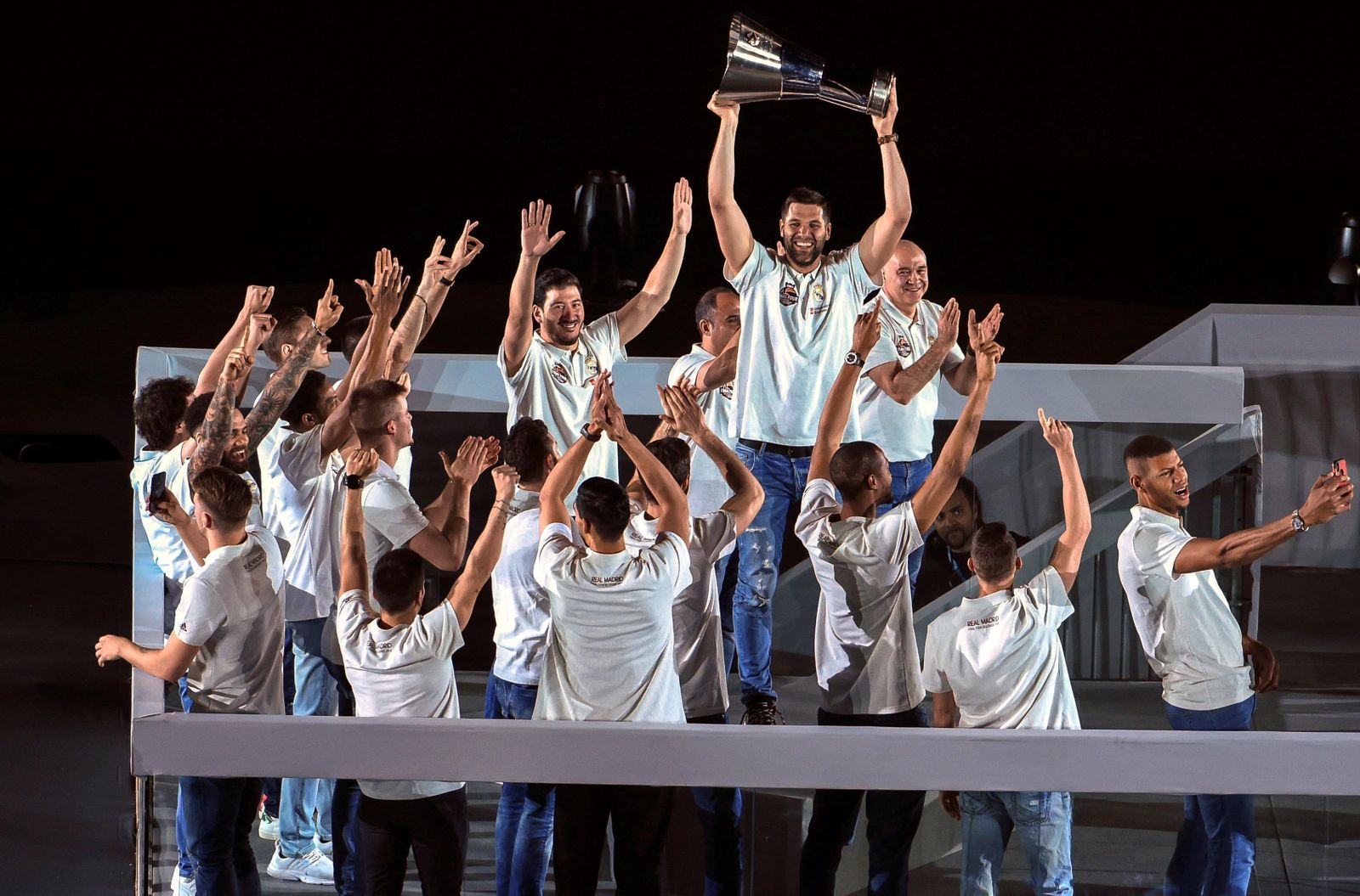 El Real Madrid celebra su decimotercera Champions