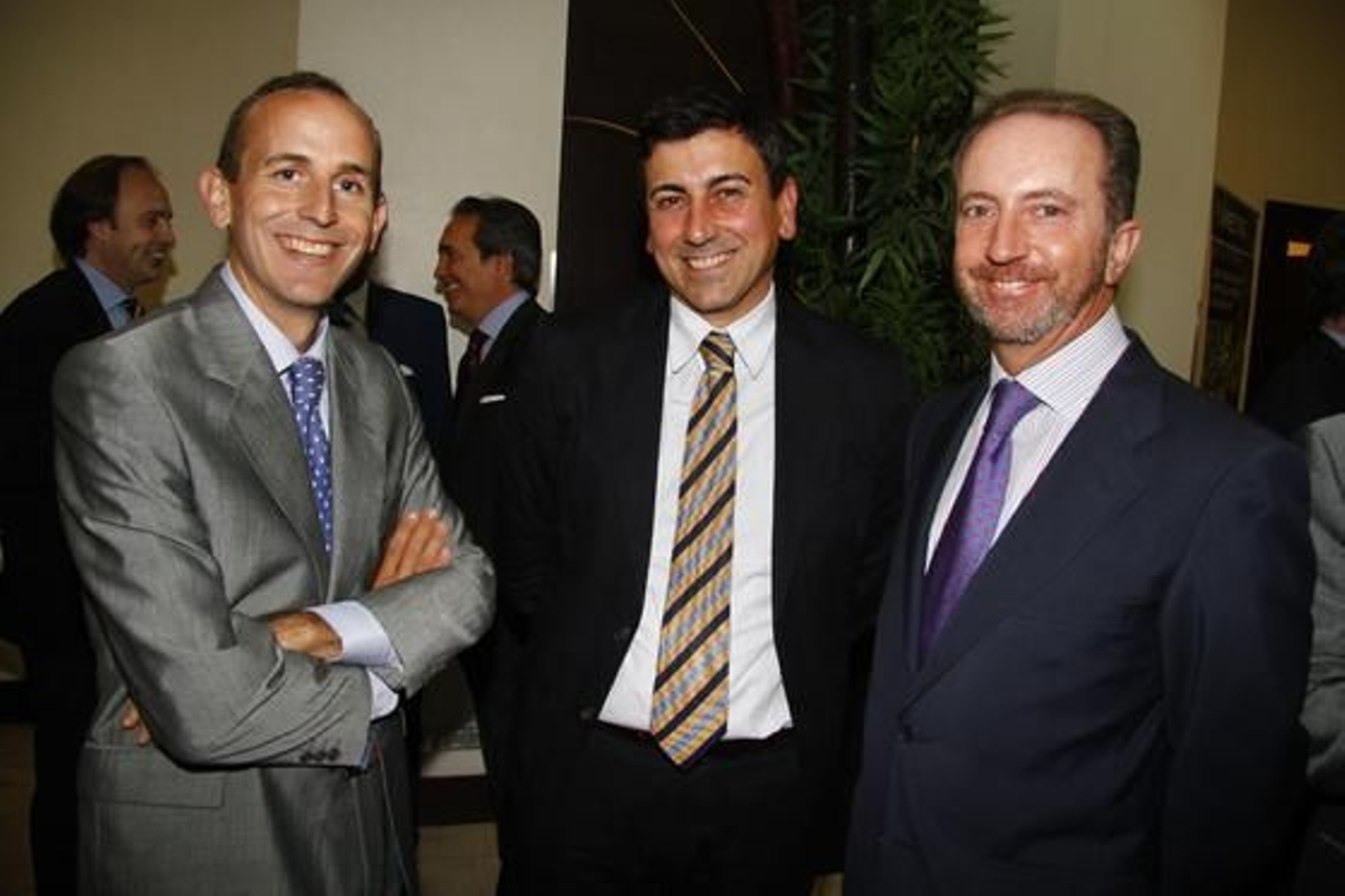 Manuel Moyano, director general de Bogaris; Luis Nieto, viceconsejero de Economía, y Rodrigo Charlo.

Foto: Juan Carlos Vázquez y Victoria Hidalgo