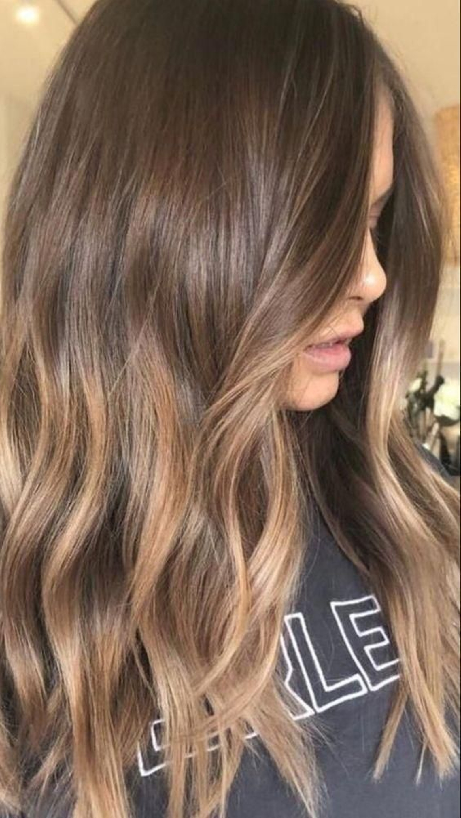 Mechas color melting.