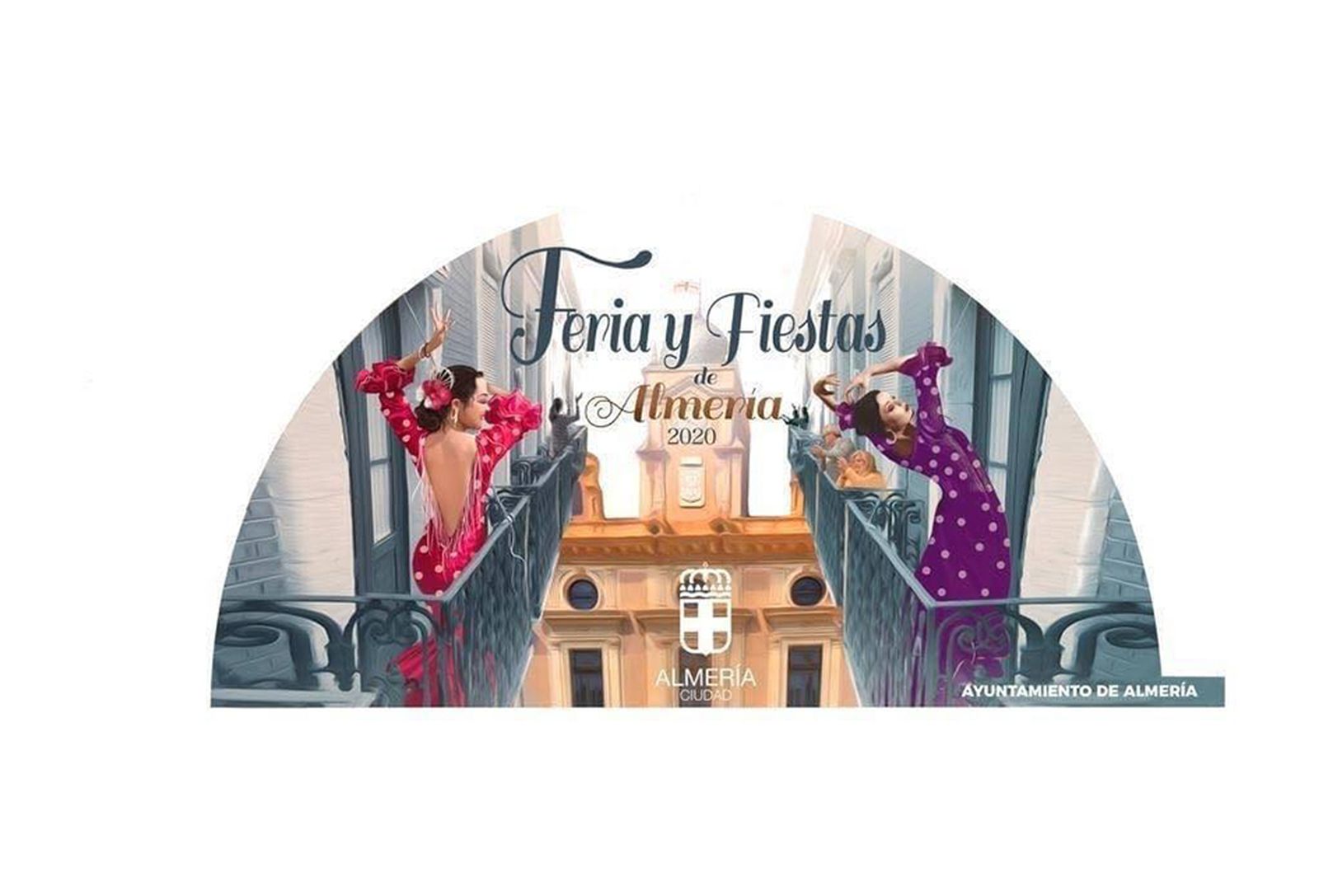 Cartel anunciador de la Feria de Almería 2020.